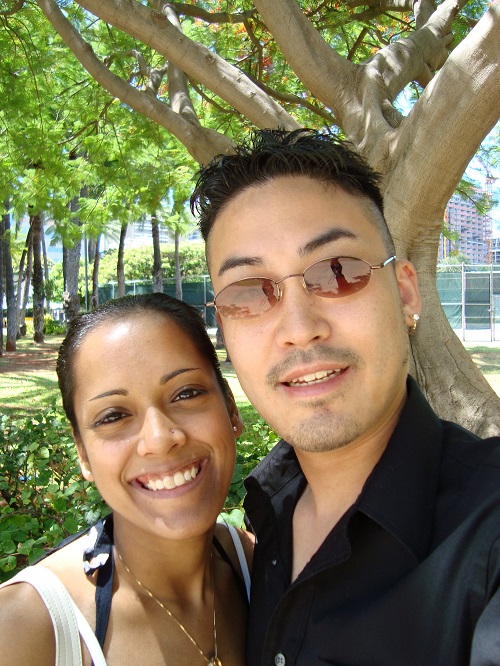 Indian Girl Asian/Hawaiian guy couple