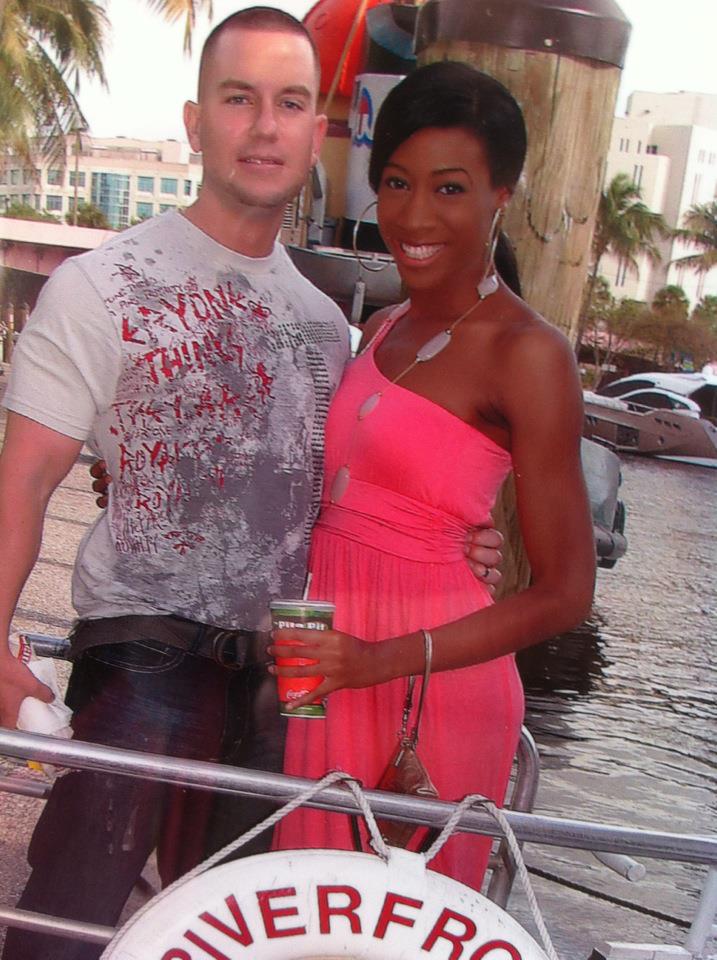 African American girl White guy Couple