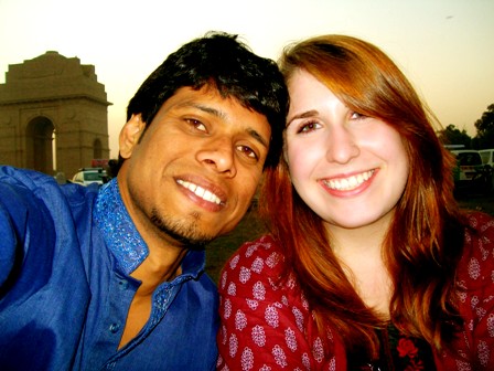 Indian guy and White girl couple